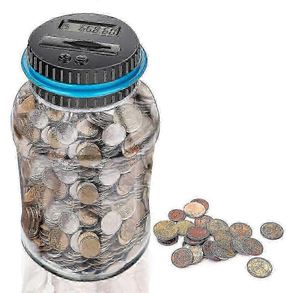 Ny digital räknande sparbössa, stor spargris, spargris för barn, usd[D]