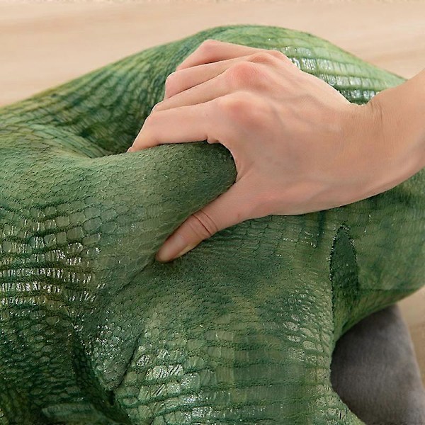 Fylld Dinosaurie Plysch Jätte T-Rex Leksak - 57cm Livsliknande Fylld Djur Pojke Barn, Grön