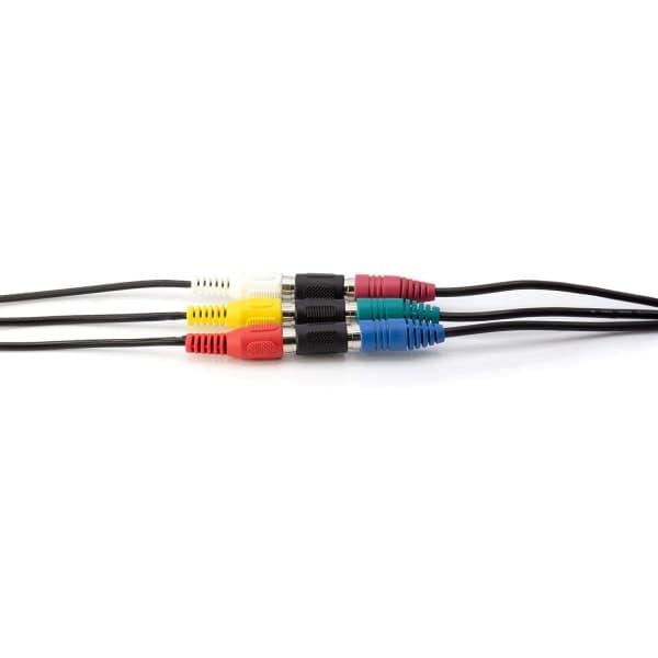 Audio RCA-stik til lyd, video, subwoofer, phono - 4-delt sæt (4-pak)[D]