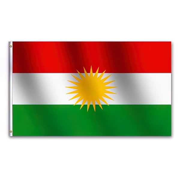 Svenska Kurdistan Flagga 150x90cm[D] 85