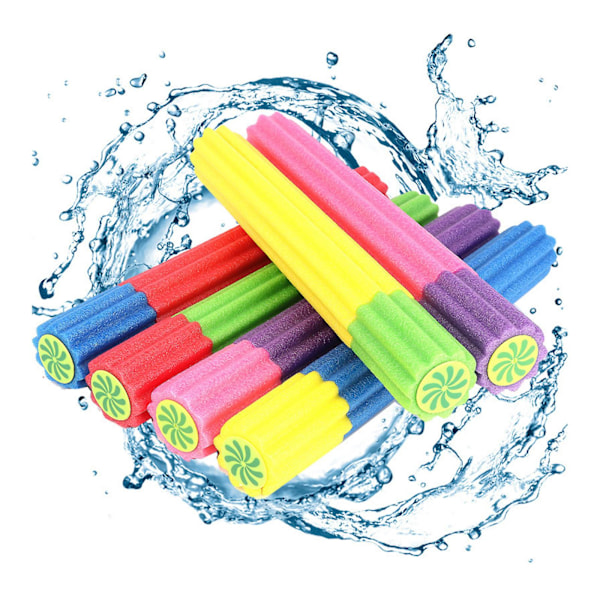 6-pack Skum Vattenpistoler Poolleksaker Set[D] multicolor