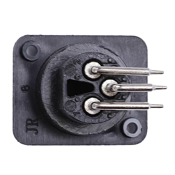 10 stk. Sort XLR 3-benet hun Jack Panel Mount Chassis PCB Socket Connector[D] black