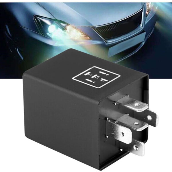 5-bens EP27 FL27 bilblinkrelædekoder til 12V LED-blinklys Noir 0.8 kg