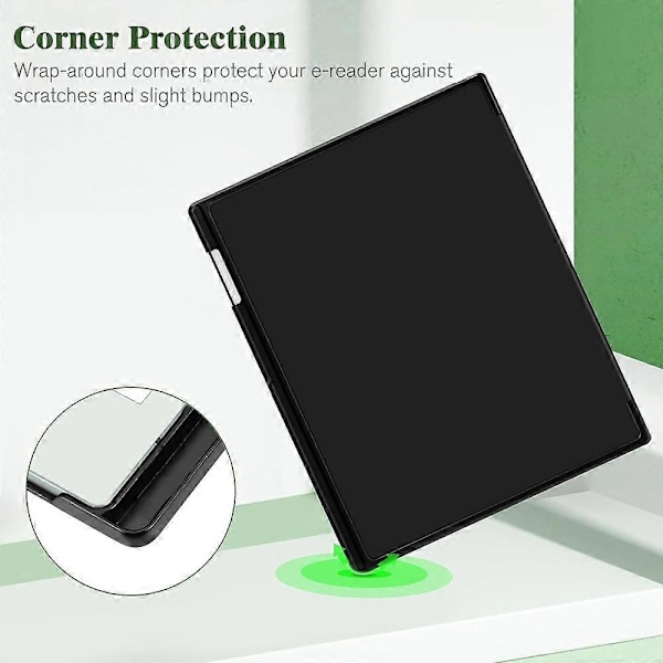 For ReMarkable Paper Pro Etui PC PU Læder Tablet Cover med Pen Holder Auto Wake Sleep - Multicolor Grey