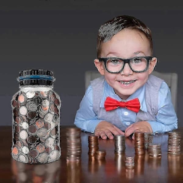 Ny digital räknande sparbössa, stor spargris, spargris för barn, usd[D]