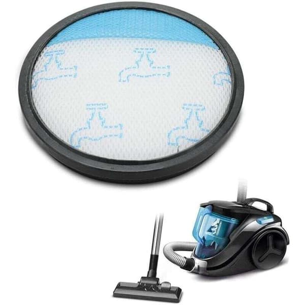 2 stk. vaskbart filter til Rowenta Compact Power Cyclonic støvsuger, erstatningsfilter kompatibelt med RO3715EA til RO3799EA, RP3721EA, MO3718 100 g
