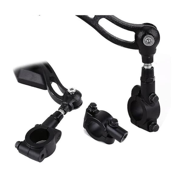 Motorcykel Cykel Styrefäste Spegelhållare Klämma Adapter (2st)[D]