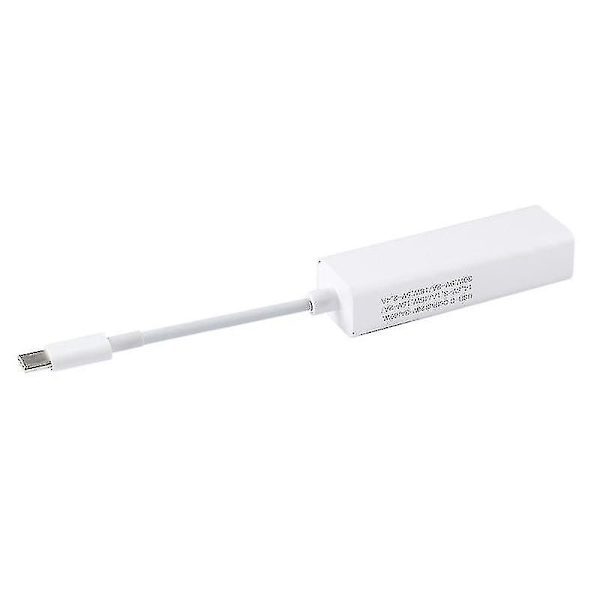 Anywatt 5-polet Magsafe 2 Magnetisk T-spids Hun til USB-C / Type-C Han Opladningsadapter Konverter til Macbook Pro (hvid)