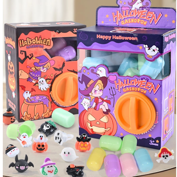 Gachapon-maskin for barn - Lekegave, overraskelses-egg, blindboks, morsomt spill, dukkegripemaskin