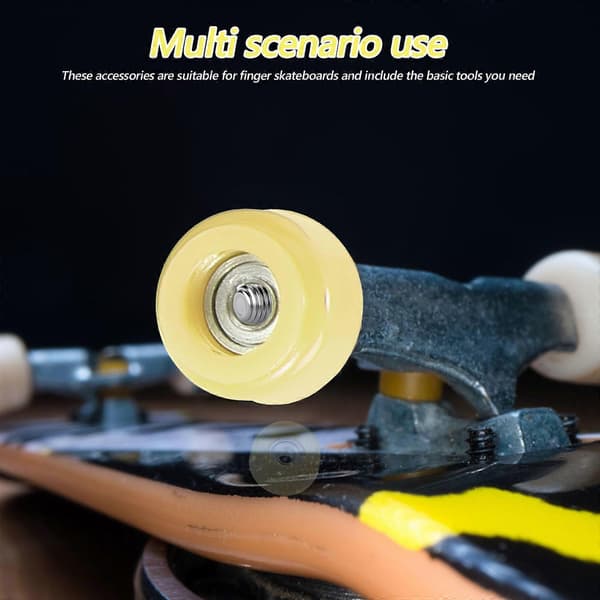 Fingerboard Trucks 34mm Finger Roller Modell för Barn 4st Pedagogisk Fingerleksak[D]