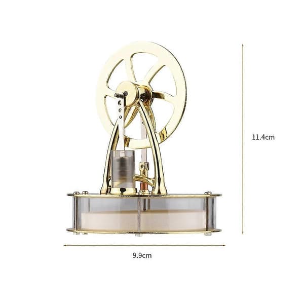 Elektrisitetsgenerator Varmeeksperiment Fysisk Generatormodell[D] Gold