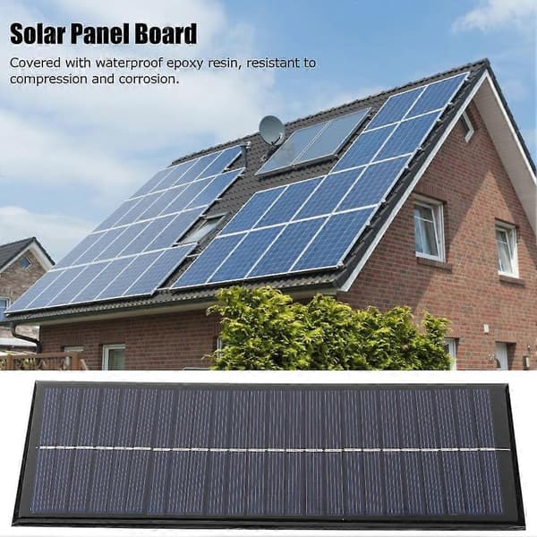 2.5W 12V DIY Polykrystallinsk Silisium Solcellepanel Lader Modul for Telefonlading[D]