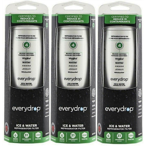 Every drop Whirlpl Kjøleskapsfilter 4 (Helt nytt/Forseglet), DR4RXD1 1Pakk US