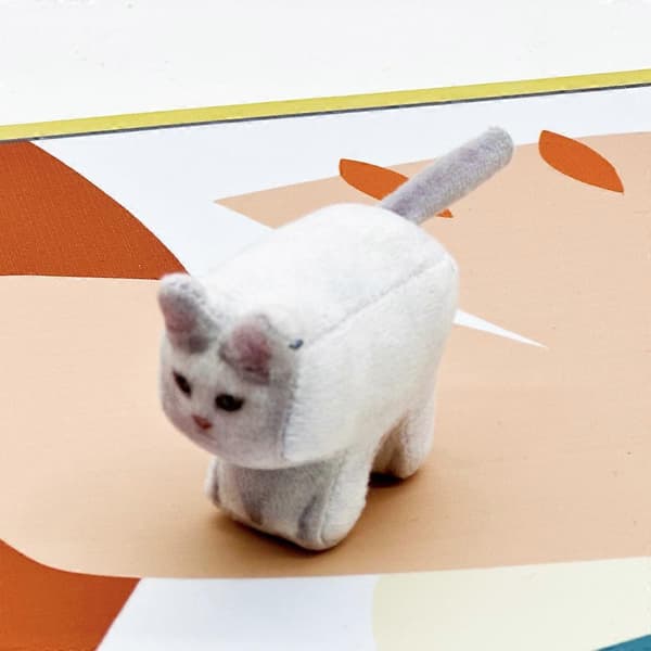 Firkantet Print Kat Plyslegetøj[D] Block Cat