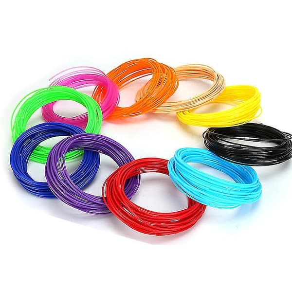 3D Pen Filament Refills Pla 3D Printing Pen 3m 30 Farver[D]