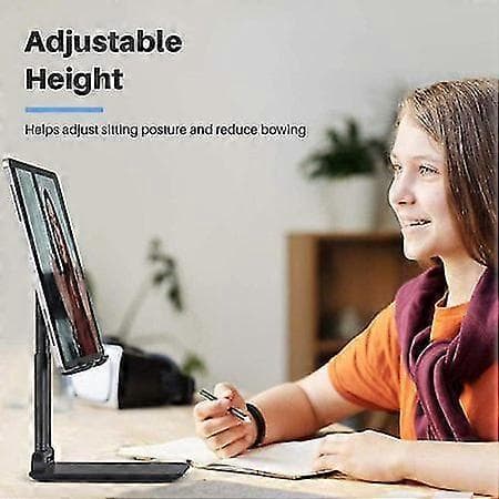 Tabletholderen er foldbar - en højdejusterbar universal bærbar tabletholder [D]