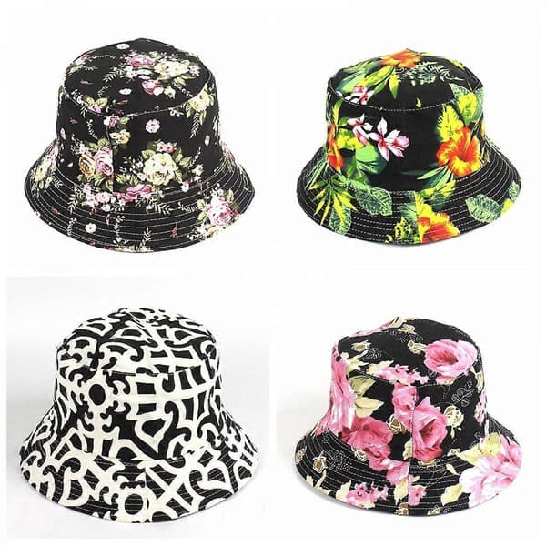 Unisex Print Dobbeltsidet Vendbar Spandhat (HATF007)[D]