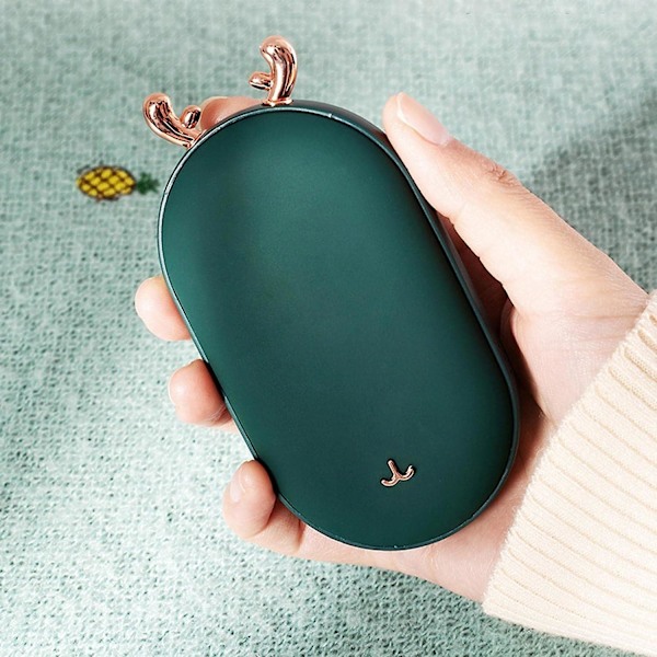 Handvärmare Laddningsbara 5200mah 2-i-1 Elektriska Handvärmare Powerbank Långvarig Värme Och 3 Nivåer Usb Laddning Camping Handvärmare För Utomhus