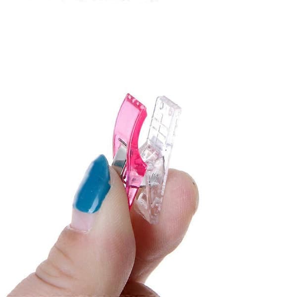 50 kpl/pullo Värikkäät Wonder-klipsit Tilkkutyöklipsit Ompeluklipsit Tilkkutyötarvikkeet[D] Multicolor(50pcs) 50 Pcs