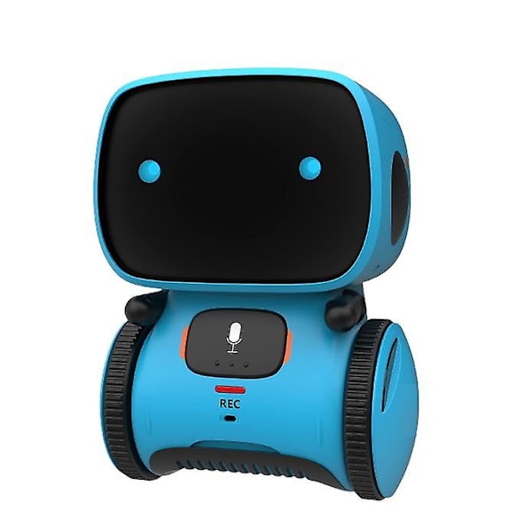 Interaktive Smart Robot Legetøj, Intelligent Robot Legetøj til Børn, Piger og Drenge Robot Legetøj 3-9 År, Stemmestyring & Berøringssans[D] Blue