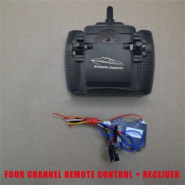 Modellbåt DIY-kit Axelbussning Motor Propeller Kontroller Mottagare Set RC Ny[D] Remote Control