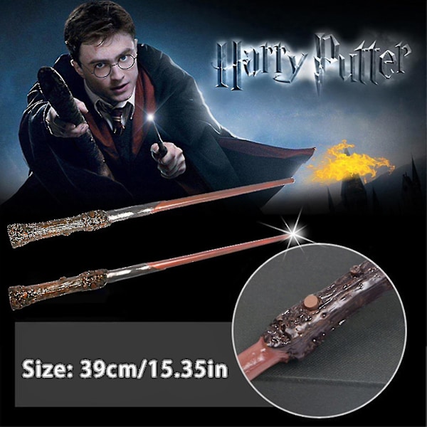 2023 Harry Potter Magisk Brannpustende Tryllestav Cosplay Dumbledore Hermione L