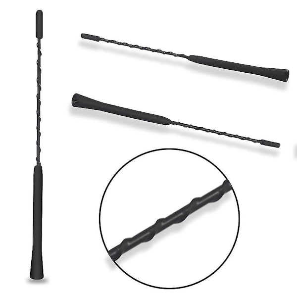 40cm Universal Bilantenn Ersättning Med Kraftfull FM/AM-Mottagning Svart