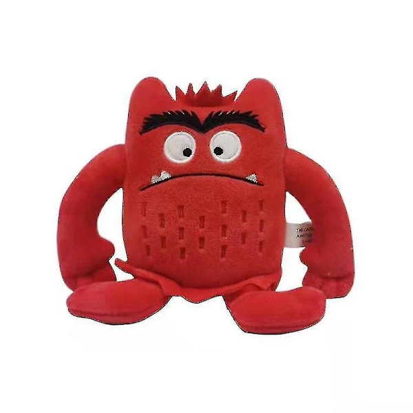 6 stk./sæt Farvemonster Plysdukke Peluche Baby Rolig Coulor Følelser Plushie Fyldt Legetøj Til Børn