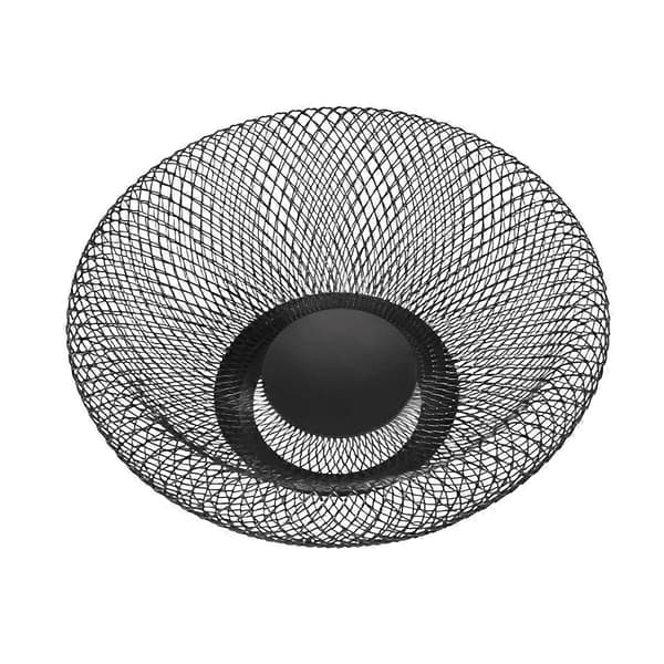Fruktskål i metallnät för kök, mittpunkt - 25 cm [D] black