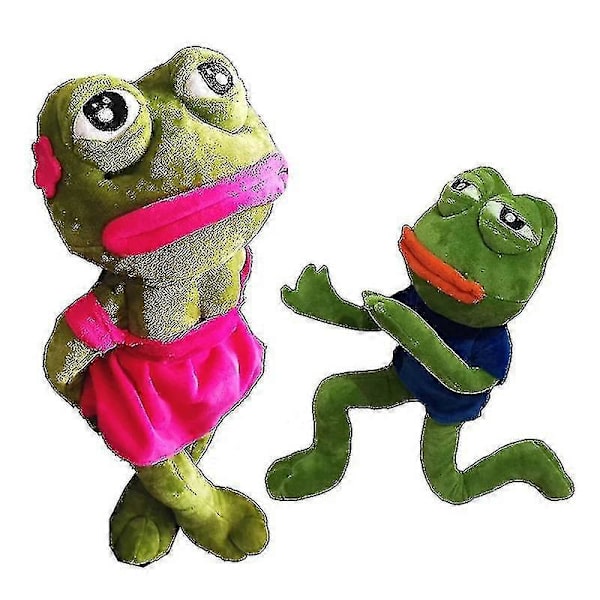45cm Trist Sad Frog Plussjeleketøy Myk Stoppet Pute Magisk Uttrykk Pepe Den Trist Frosken Dyr Plussjedokke Bursdagsgaver For Barn