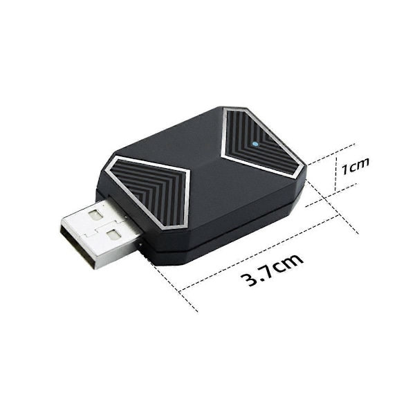 Trådlös CarPlay-adapter Android Auto 2 i 1 Mini AI Box-adapter Bilar WiFi Röstassistent för tråd