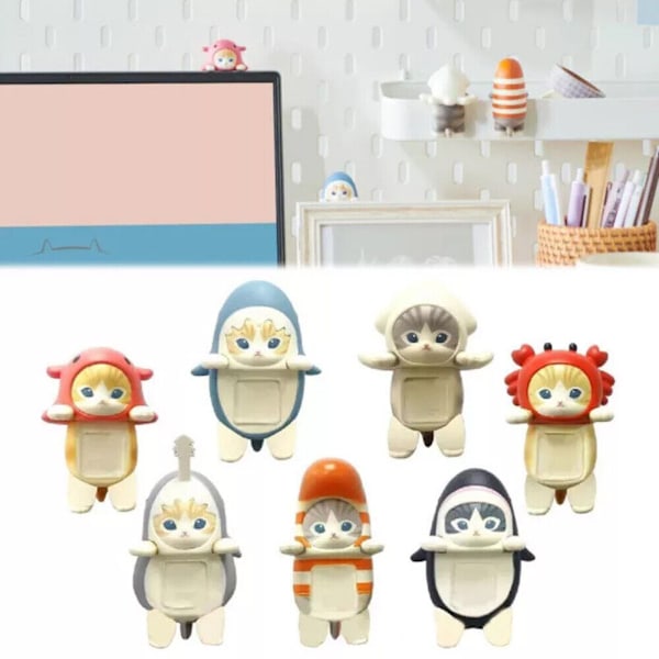 1/2 stk. Sonny Angel Hippers X Mofusand Figur Blind Box Mini Figur Gaveleker [YJD] 2PCS