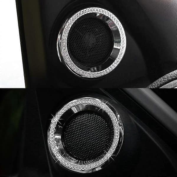 Højttaler Bling Krystal Tilbehør Interiør Cover Til Honda Civic[D]