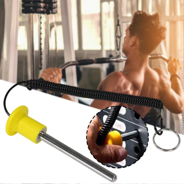 Magnetisk Vektstabel Pinne med Trekktau T Håndtak Lett Vektstabel Velger Pinne for Trening Fitness Gym[D] 8x100