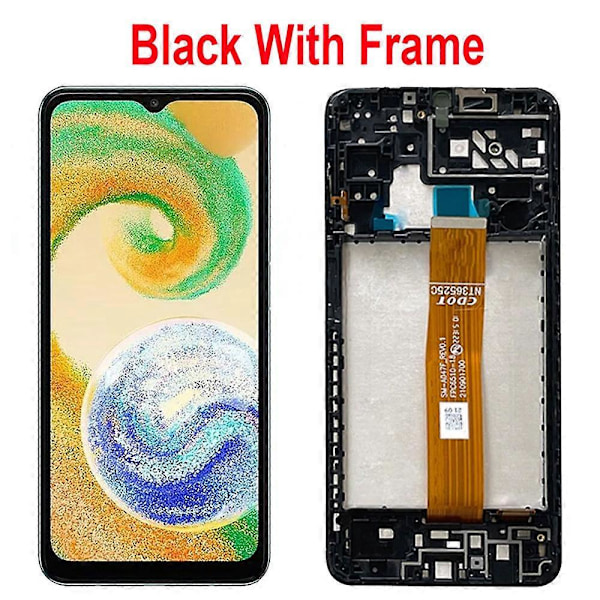 Tib 6.5' Skärm för Samsung Galaxy A04s A047f LCD-skärm Pekskärm Digitaliserare Ersättning för Samsung A04s LCD med Ram