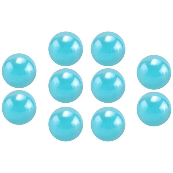 10 st Marmor 16mm Glaskulor Knicker Glaskulor Dekoration Färgade Klumpar Leksak Light Blue