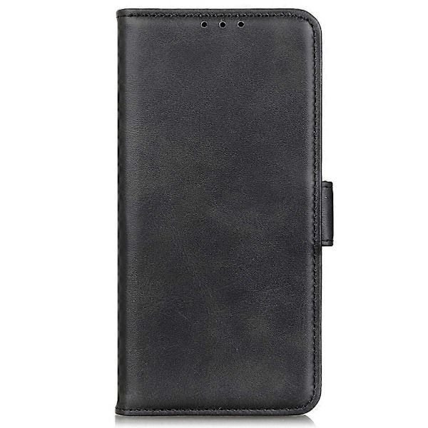 Til Motorola Edge 50 Neo 5G Etui Stativ Ko-Læder Tekstur PU Læder Telefon Cover - Multicolor Black