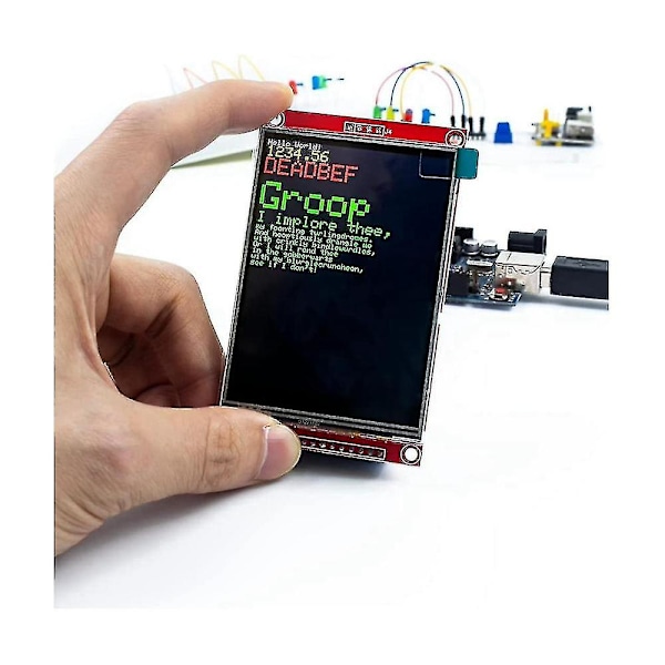 4,0 Tums Ili9488 Spi Seriell Port Lcd Pekskärmmodul Rgb 65k Färg 480x320 Tft Displaymodul (