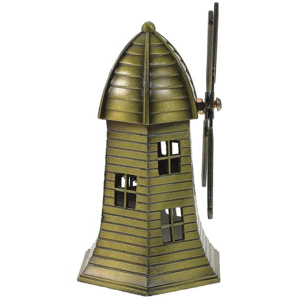 Retro Stil Vädermölla Staty Hem Vädermölla Multi 9X6.2X13CM Dekoration 1St[D] Multi 9X6.2X13CM