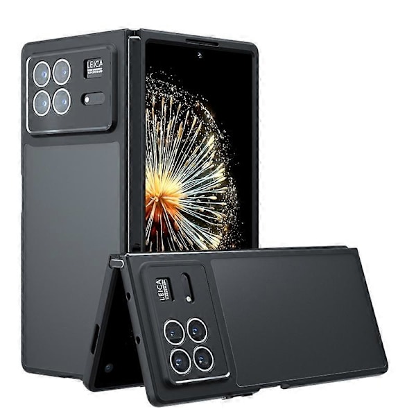 PC Hybrid TPU Telefon Cover til Xiaomi Mix Fold 3 Frosted Black