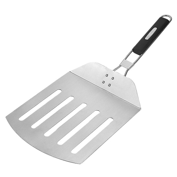 Kök Rostfritt Stål 430 Tårtspatel Pizzaspade Vikbar Trattspatel Rostfritt Stål PIZZE SPATULA[D]