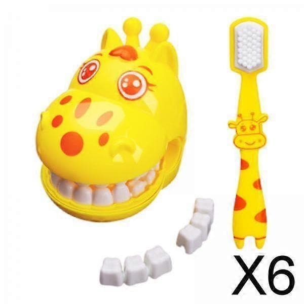 Interaktivt hygiene-sett for barn [D] 6 Pcs