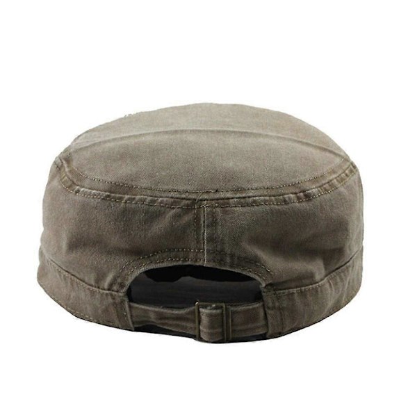 Army Hat Herre Lav Profil Sommer 100% Bomuld Almindelig Flad Cadet[D]