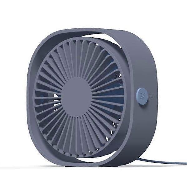 USB-tuuletin, minituuletin, hiljainen tuuletin, kannettava hiljainen USB-tuuletin, 3 säädettävää nopeutta, USB, USB-tuuletin retkeilyyn, toimistoon, urheiluun, matkustamiseen, USB-virralla (sininen) [D]