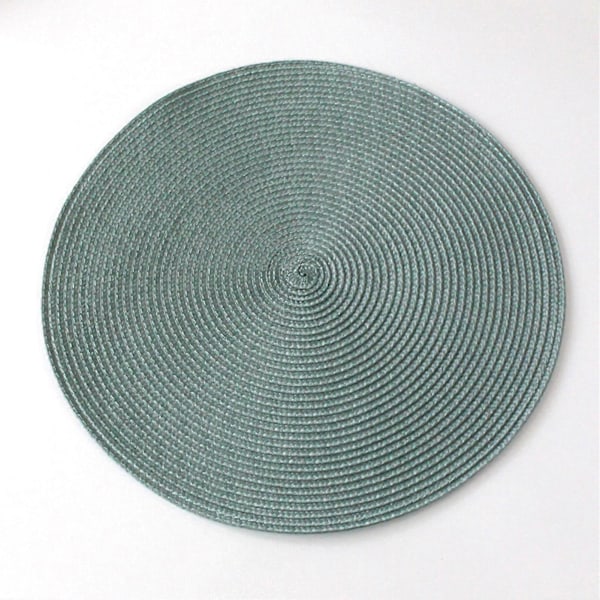 6 kpl käsinkudottuja pöytätabletteja, liukumaton monikäyttöinen pöytäalusta sisustukseen olohuoneeseen keittiöön [D] Freshwater Blue