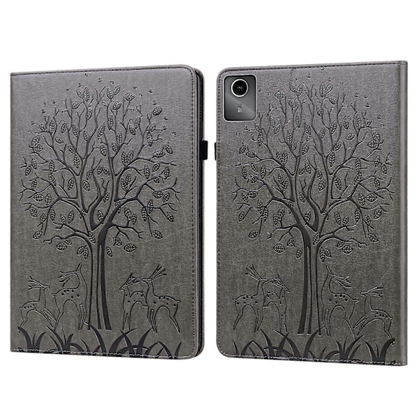 PU Nettbrettveske For Lenovo Tab M11 / Xiaoxin Pad 11 2024[D] Grey