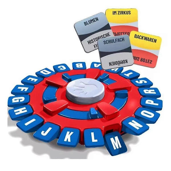 Foreldre-barn interaksjon Hurtig tempo ordspill Rask tenkning Bokstav trykkingsspill Tysk versjon As Shown