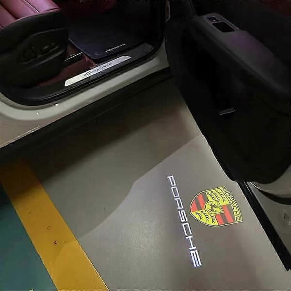 For Porsche Cayman Boxster Cayenne Macan 991 718 Led Logo Projektor Hd[D]