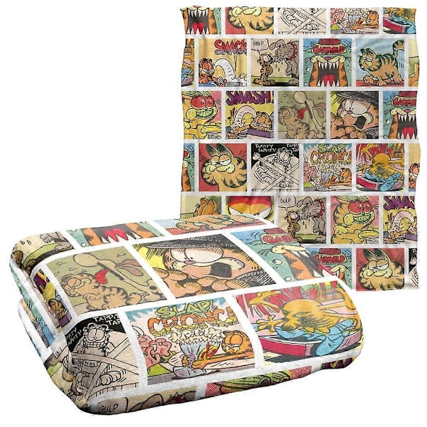 Garfield Collage Silky Touch Erittäin Pehmeä Heittopeitto fsgyde308 40x30in 76x102cm