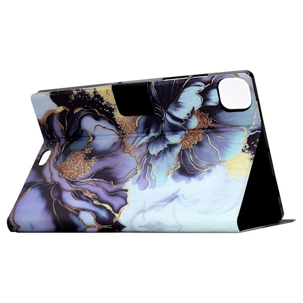 Etui til iPad Pro 11 (2018) / (2020) / iPad Air 11 (2024) / Air (2020) / (2022) PU Læder Mønster F Multicolor Peony Flower